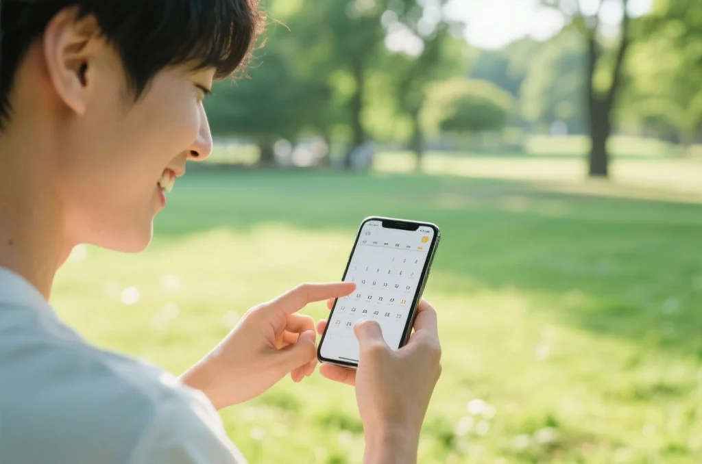 一个人享受生活,平衡工作和休闲的场景